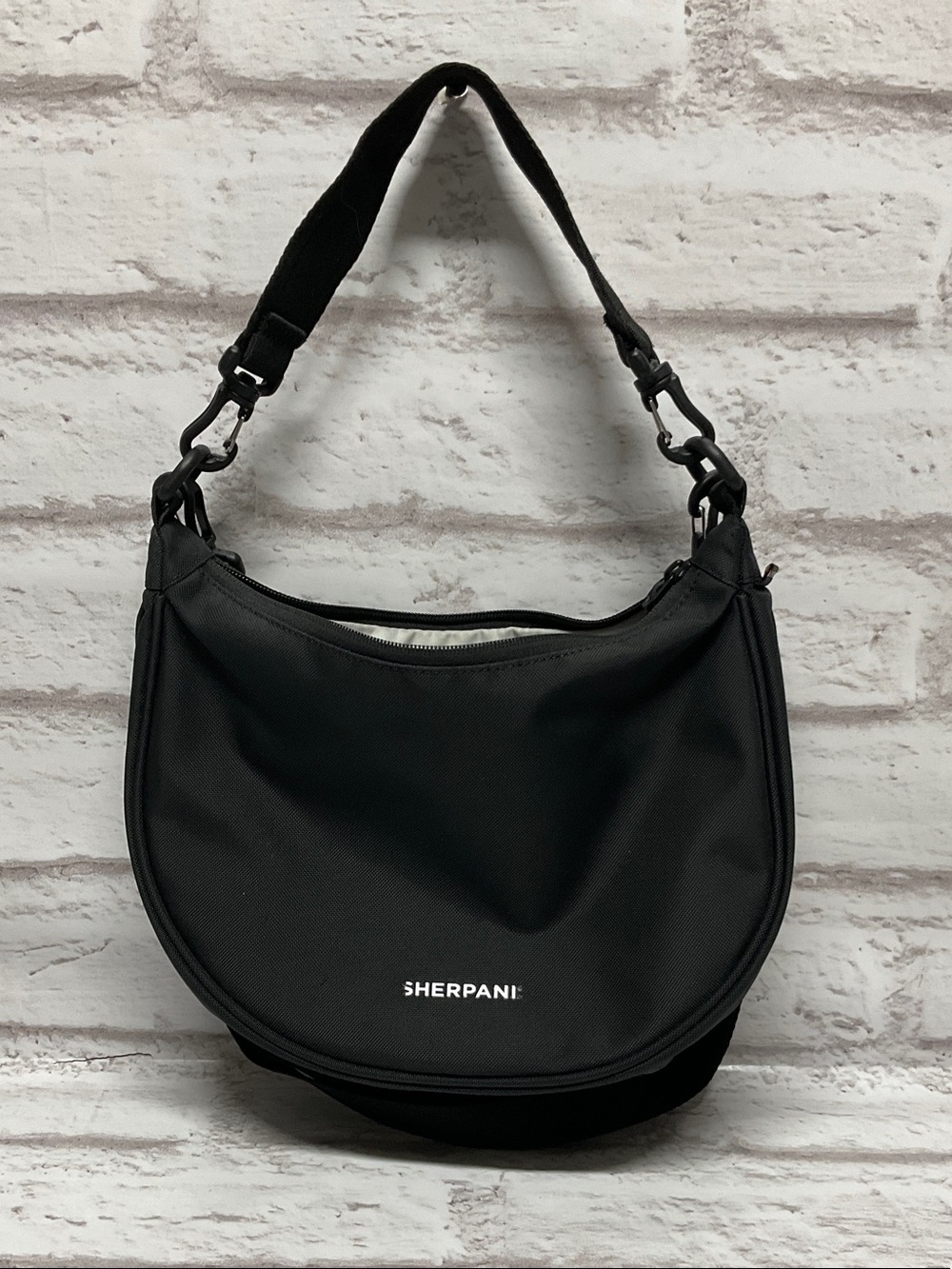 Sherpani Black Crescent Messenger Bag